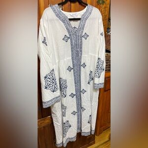 NEW NEVER WORN COMPANY STORE LIGHT COTTON BOHO DRESS XL